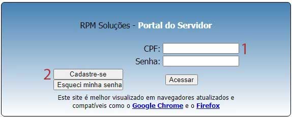 Portal do Servidor :: Esqueci a Senha