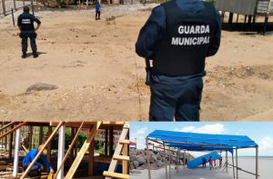 ações na praia de Ajuruteua.