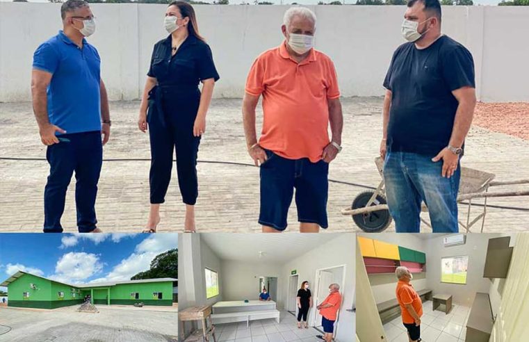 Visita técnica na obra da nova Unidade de Acolhimento do município.