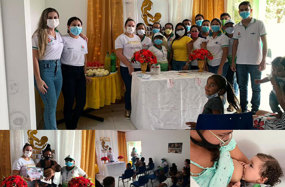 PALESTRA CAMPANHA AGOSTO DOURADO NA UBS DO ACARAJÓ. – Prefeitura de Bragança