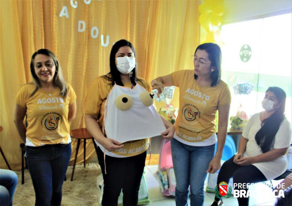 PALESTRA CAMPANHA AGOSTO DOURADO NA UBS DO ACARAJÓ. – Prefeitura de Bragança