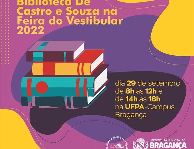 A Biblioteca De Castro e Souza na Feira do Vestibular 2022.