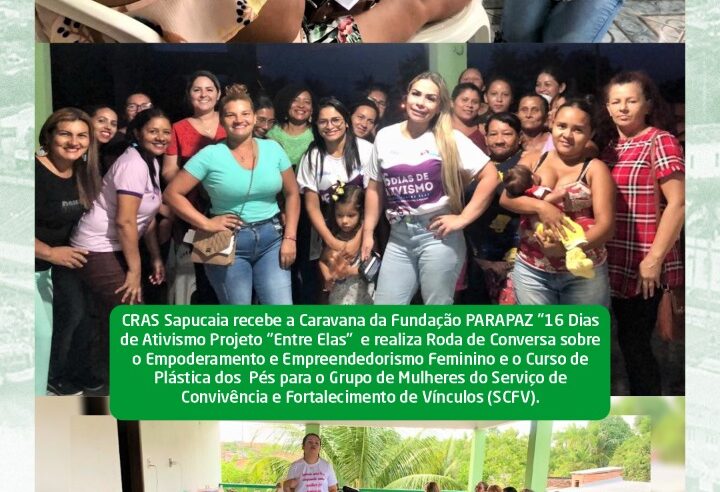 CRAS Sapucaia recebe a Caravana da fundação PARAPAZ.
