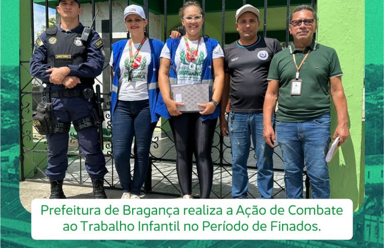 AÇÃO DE COMBATE AO TRABALHO INFANTIL NO PERÍODO DE FINADOS.