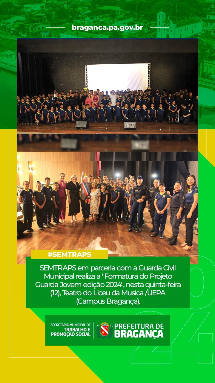 FORMATURA DO PROJETO GUARDA JOVEM 2024