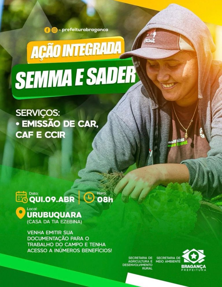 Ação integrada leva serviços ao trabalhador rural na comunidade de Urubuquara