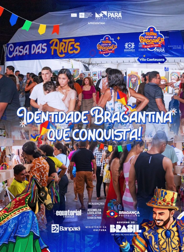 A arte, a criatividade e a cultura bragantina também têm espaço garantido no Festival Junino de Bragança!