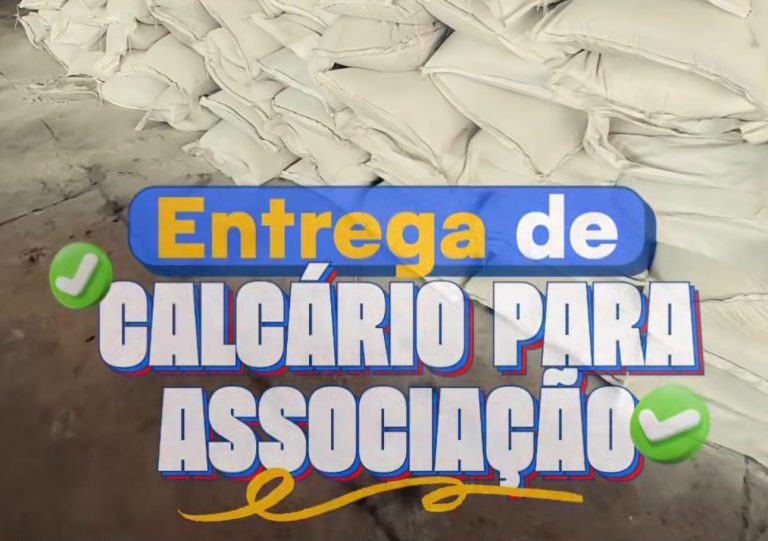 PREFEITURA INICIA ENTREGA DE CALCÁRIO E FORTALECE A AGRICULTURA FAMILIAR