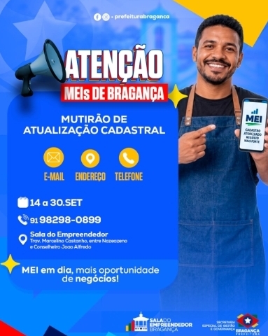 Sala do Empreendedor realiza Mutirão de Atualização Cadastral para MEIs